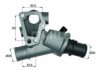 FIAT 60812436 Thermostat, coolant